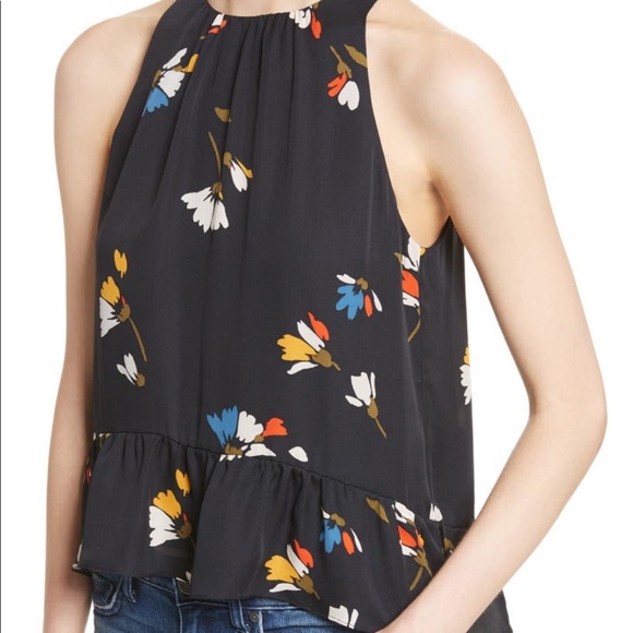 Joie Ayame 100% silk sleeveless top XS - Picture 4 of 4